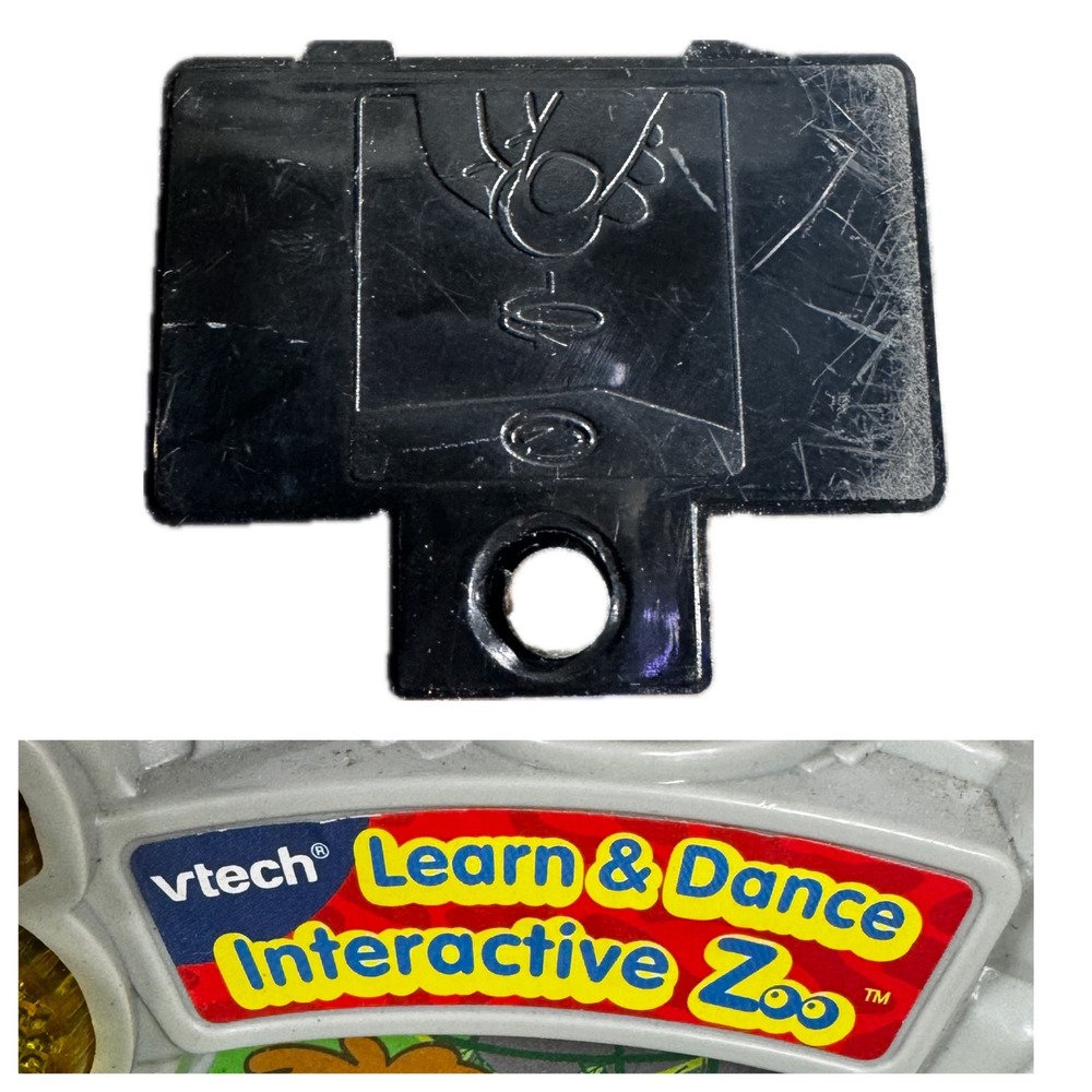 VTech Learn & Dance Interactive Zoo Replacement Part Black BATTERY COVER Screw